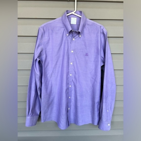 Brooks Brothers Other - Brooks Brothers Men's Purple Milano Fit Shirt Sz M